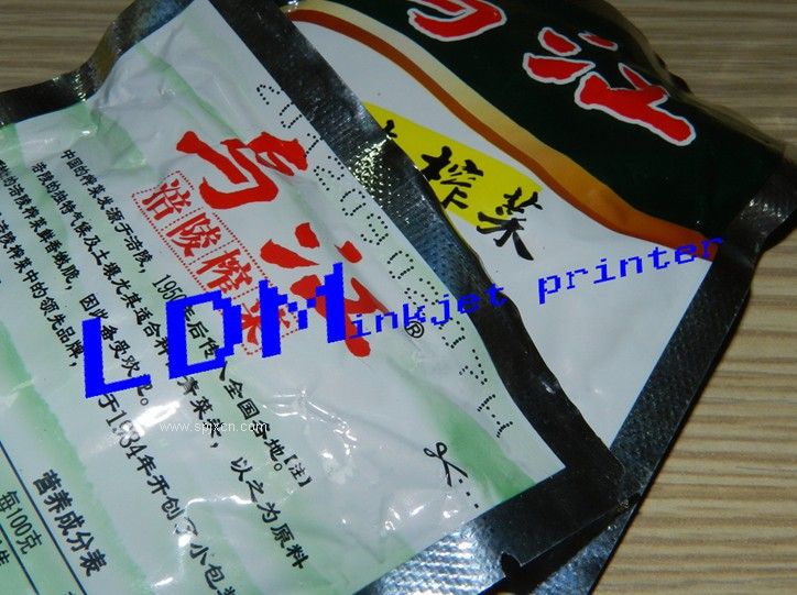 咸菜包裝食品袋**噴碼機