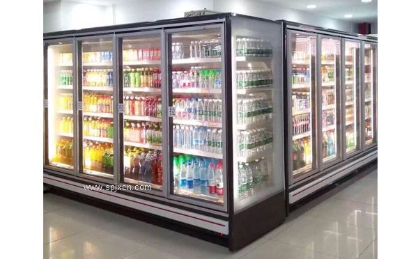 組合式多門(mén)飲料冷藏展示冷柜，安