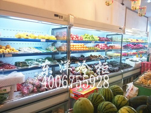 深圳分體風(fēng)幕柜售價(jià)，大型拼接冷