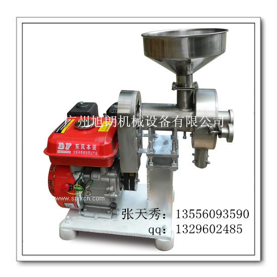 新款汽油帶動(dòng)五谷雜糧磨粉機-不
