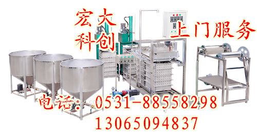 陜西仿手工豆腐皮機多少錢(qián)一臺，