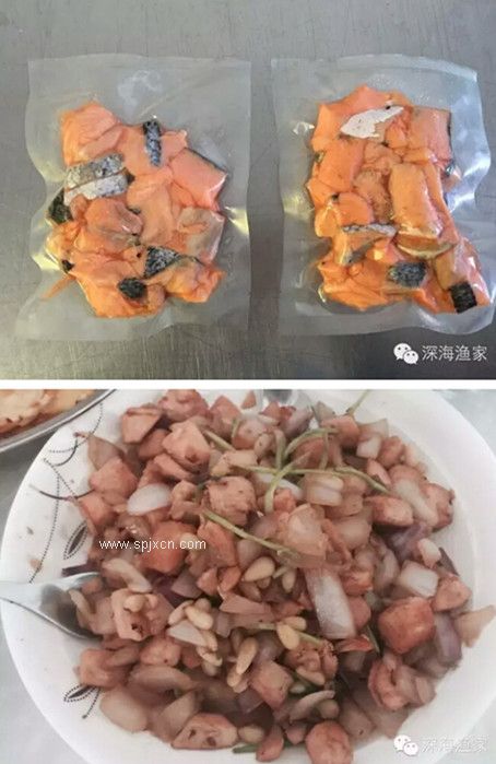 休閑食品包裝機 四封條烤三文魚(yú)