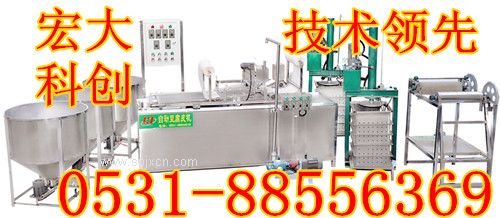 新型全自動(dòng)豆腐皮機