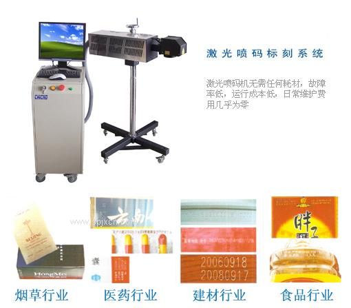 激光噴碼機，手持噴碼機，礦泉水