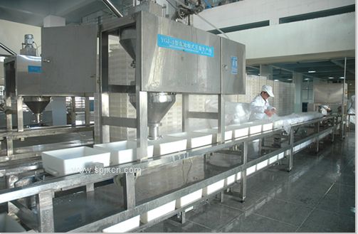 全自動(dòng)板式豆腐生產(chǎn)線(xiàn)